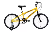 Bicicleta Aro 20 Infantil Mtb Boy Com Roda Lateral Cor Amarelo