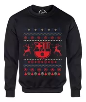 Sudadera Con Estampado Tipo Ugly Sweater Club Barcelona 