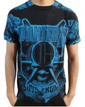 Remera Pantera - Rock  - Estampa En Toda La Prenda