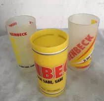 Vasos De Cerveza Isenbeck - Lote X 3 Dif/ Plasticos !!!