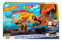 Hot Wheels City Pista Ataque Da Cobra  A Pizzaria - Mattel