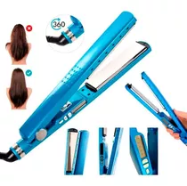 Planchita Plancha Alisador Pelo Cabello Nano Titanium 200°mf Color Azul