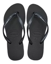 Ojotas Havaianas Mujer Lisas Clasicas Tira Fina Slim