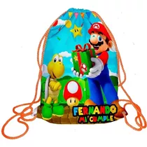 30 Morralito Dulcero Bolo Fiesta Infantil Mario Bros-2