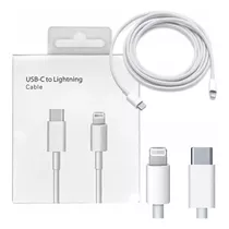 Cable Usb C A Lightning De Apple (2 M), Color Blanco