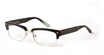 Armazón Lentes Infinit Sensei Negro Brillo Simil Madera