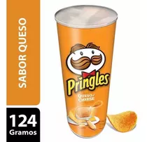 Oferta! Papas Fritas Pringles Sabor Queso - Tubo 124g Envios