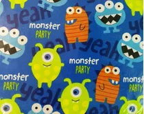 Cubrecama Infantil 1.5 Plazas Monster Party - Dupree - Promo