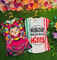 Blusa Ropa Mujer Septiembre Frida Khalo Fiestas Patrias