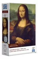 Leonardo Da Vinci  A Mona Lisa  Quebra-cabeça 500 Peças