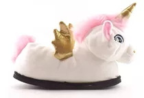 Pantuflas Unicornio Nena Cerradas Invierno Pp Pink Pzapa