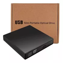 Grabador Cd Y Lector Dvd Externo Usb 2.0 Slim Para Pc & Mac