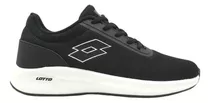 Zapatilla Running Hombre Lotto - Verso R Negro Blanco