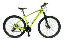 Bicicleta Mtb Firefox Raptor Pro Aro 29 De Aluminio Color Amarillo Tamaño Del Cuadro S