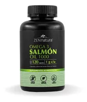 Omega 3 De Salmon 120 Cápsulas Zen Natura Sabor Sin Sabor