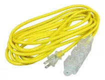 Extensión Eléctrica Cable Vulcanizado 3 Tomas 20m Homelight