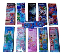 Walkie Talkie Handy X2 Frozen Hombre Araña Infantil Juguete