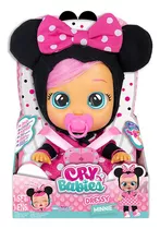 Boneca Cry Babies Dressy Minnie Multikids