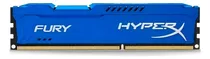 Memória Ram Hyperx Fury Kingston 8gb Ddr3 Desktop E Gamer
