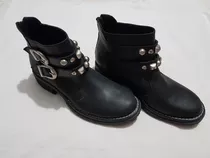 Bota Tachas Cuero Eugenia Pepe Cantero