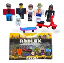 Boneco Roblox Moto Pizza 12 Peças Brinquedo Novos Acessorios