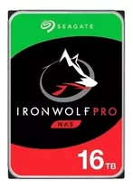 Hd Seagate Ironwolf Nas, 16tb, 3.5', Sata - St16000ne000 Pro