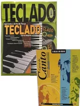 Kit Aprenda Arte Tocar Teclado C/ 3 Dvds + Curso De Canto 