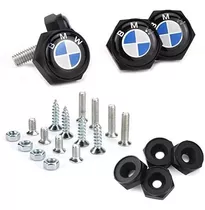 License Plate Frame Screw Bolts - Logo Cap Cover Metal Screw