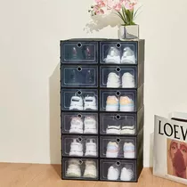 14 Piezas Cajas Organizadoras Apilables Para Zapatos