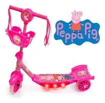 Patinete Infantil Peppa Pig 3 Rodas Musical