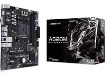 Tarjeta Madre Biostar A520mh Socket Am4 Ddr4 Micro Atx Color Negro