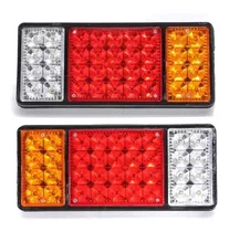 2 Stop Led Para Camiones Y Autobuses 12-24 Voltios