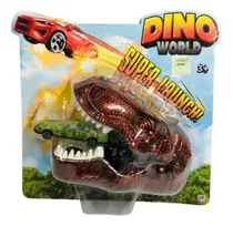 Lanzador De Autos Dinosaurio Rex Jurassic Park Con Auto