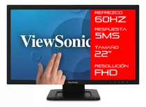 Monitor Viewsonic 22 Td2210 Pantalla Tactil Fhd 1080p 60hz