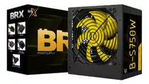 Fonte De Alimentação Atx Pc Gamer 750w Real Brx Pfc Ativo