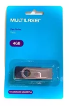 Pendrive Multilaser Twist 4gb + Brinde Promoção