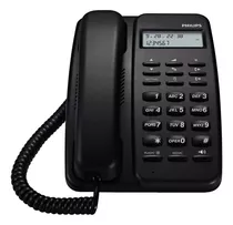 Telefono Philips Mesa Crd150b/77 Negro Id Agenda 