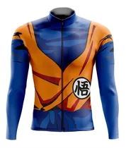 Campera Deportiva Slim Fit Dragon Ball Traje Goku Cpr005