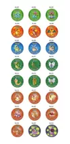 Kit 30 Tazos Pokémon Primeira Edição Anos 2000 Sem Repetidos