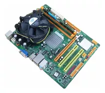 Kit Placa Mae 775 + Pentium Dual Core+4gb Ram ( Windows 7 )