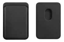 Tarjetero Cellbox Magnético De Cuero Para iPhone 12 / 13 / 14 / 15 - Compatible Con Magsafe - Color Negro