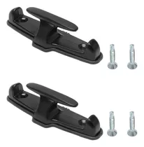 X2 Ganchos Amarre Marino Universal Camioneta Pick Up Negro