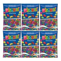 Kit Disqueti Chocolate Ao Leite 500g Com 6 Unidades Dori