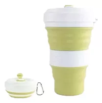 Taza Vaso Termo Plegable Ecológico Reutilizable C/caja 550ml