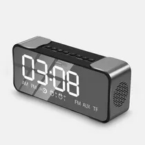 Lenovo Parlante Reloj Despertador Radio Bluetooth 