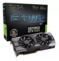 Placa De Vídeo Evga Ftw2 Gtx 1080 8gb Completa