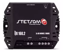 Amplificador Potencia Stetsom 2 Canales 160w Rms 2 Ohm Mini