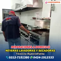 Técnico Cocina Industrial Lavadora Horno Reparación Nevera