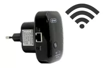 Repetidor Wi-fi De Sinal Wireless 300mbps Rj45 Kp-3005 Cor Preto