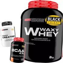 Kit Whey Protein 2kg + Bcaa + Creatina - Envio Imediato! 